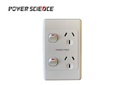 [GPA318-V] 10A double powerpoints Double Pole vertical