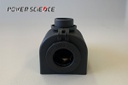 [DS-002W] [DS-002] One hole Socket with 12V Socket -No Light (White)